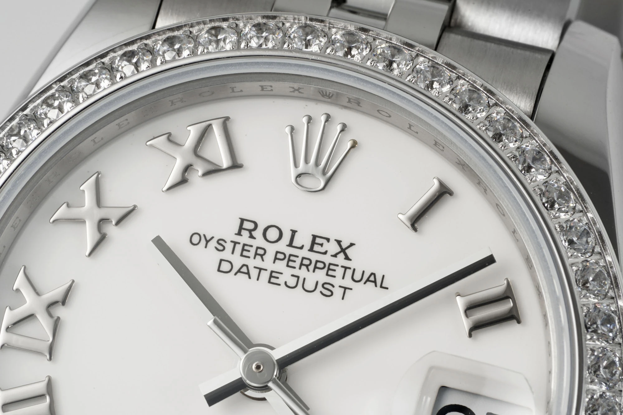 Rolex DateJust 31 278384 ARF 1:1 Best Edition 904L Steel White Roman Dial Diamond bezel on SS Jubilee Bracelet 23 76cdc4488c175e8 AMO Watch