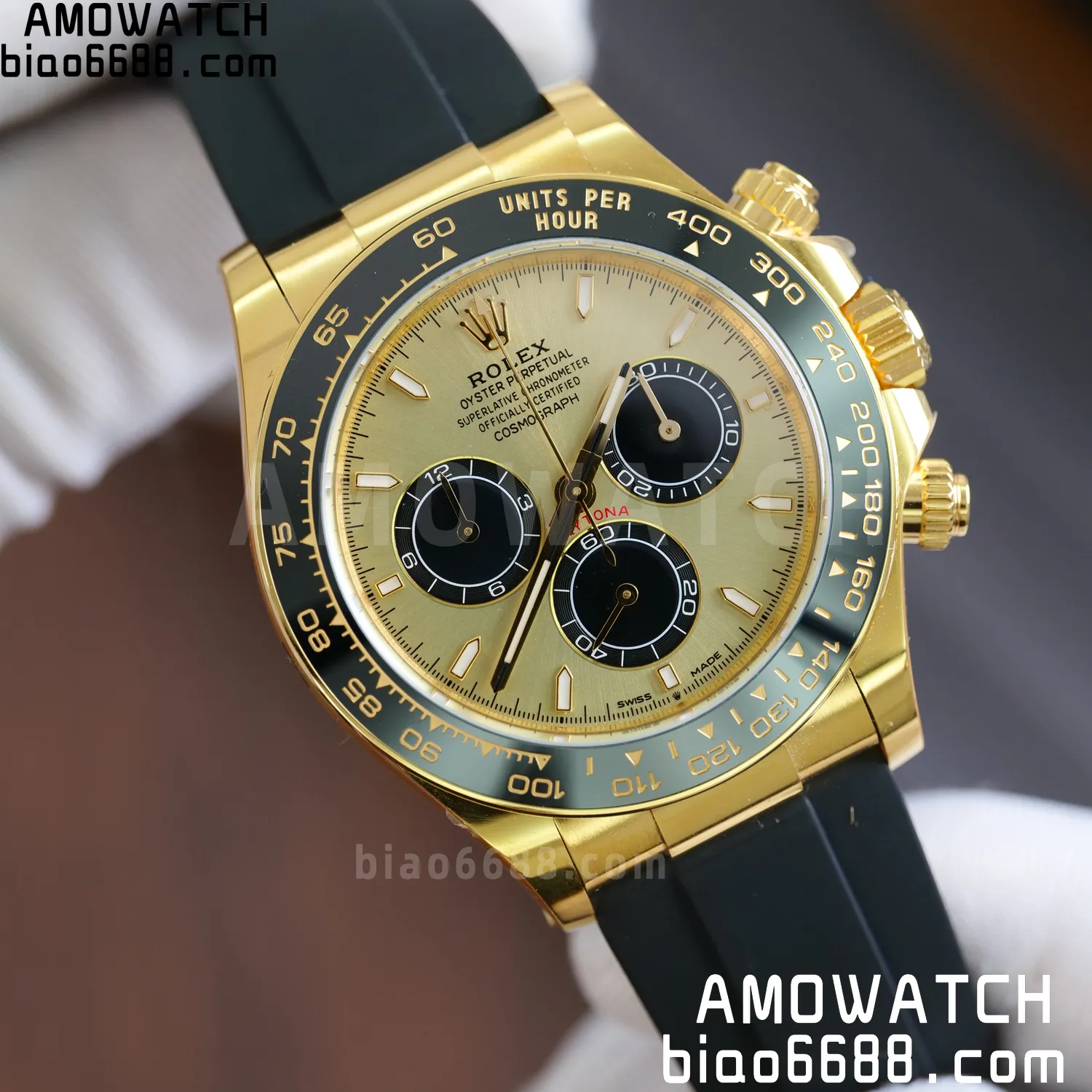 Rolex Daytona 126518 YG ARF 1:1 Best Edition YG Stick Dial on Oysterflex Strap DD4131 V2 (Weighted) 160g 74 78131374957edfa AMO Watch