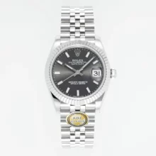 Rolex DateJust 31 278274 ARF 1:1 Best Edition 904L Steel Grey  Dial on SS Jubilee Bracelet