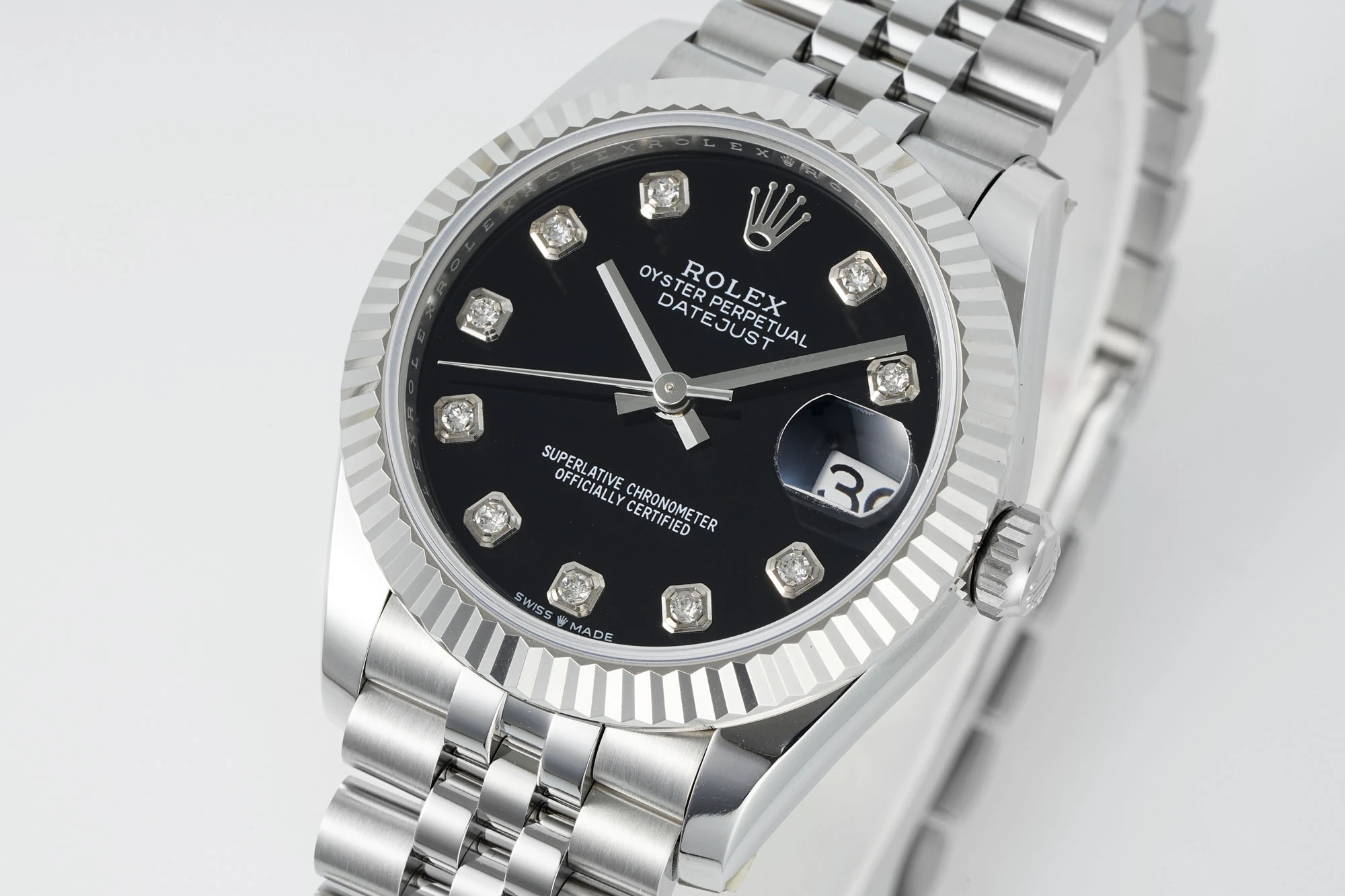 Rolex DateJust 31 278274 ARF 1:1 Best Edition 904L Steel Black Diamonds Dial on SS Jubilee Bracelet 21 7966bea40c1a8c8 AMO Watch