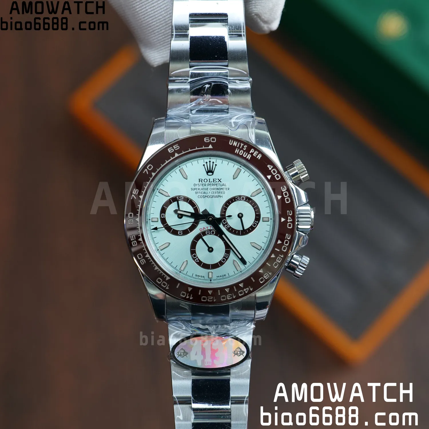 Rolex Daytona 126506 UFO 1:1 Best Edition Ice Blue Dial on SS Braclet UF4131 (Free Sprung)172g 88 7b13f3a2bca8618 AMO Watch