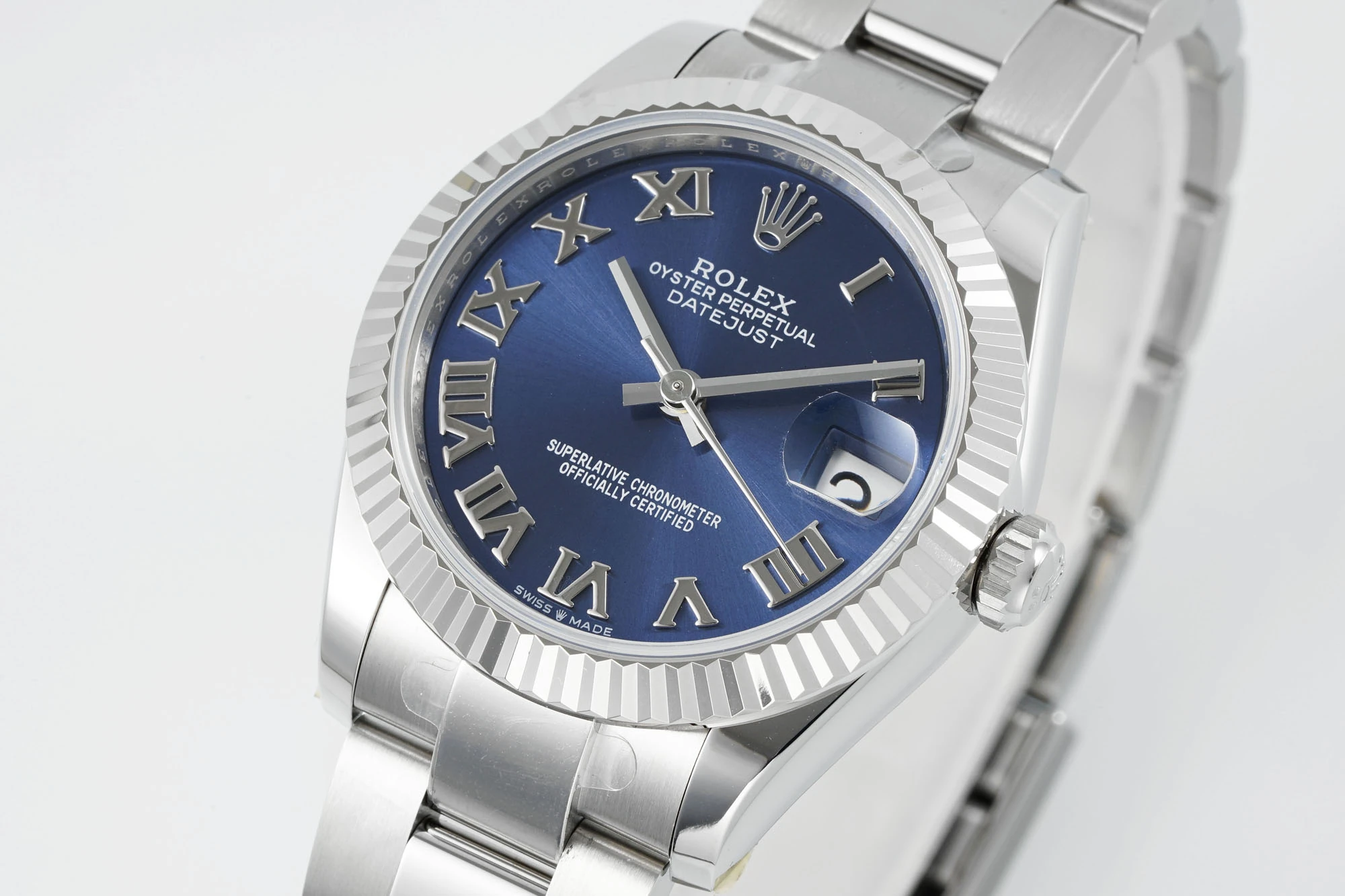Rolex DateJust 31 278274 ARF 1:1 Best Edition 904L Steel Blue Roman Dial on SS Oyster Bracelet 20 7b43612d659e231 AMO Watch