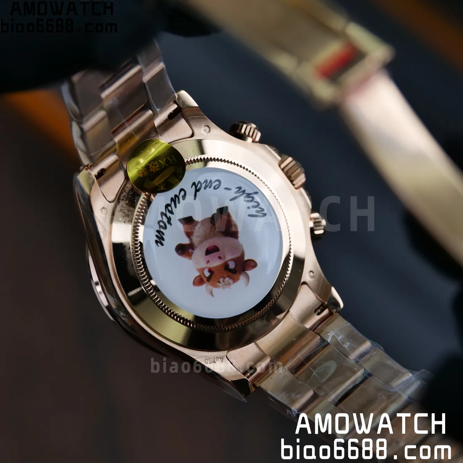 Rolex Daytona RG 116595 RX Factory 1:1 Best Edition Black Rainbow Dial on RG Bracelet DD4130 (Weighted)207g 83 81c6646f8873bb9 阿默表行AmoWatch