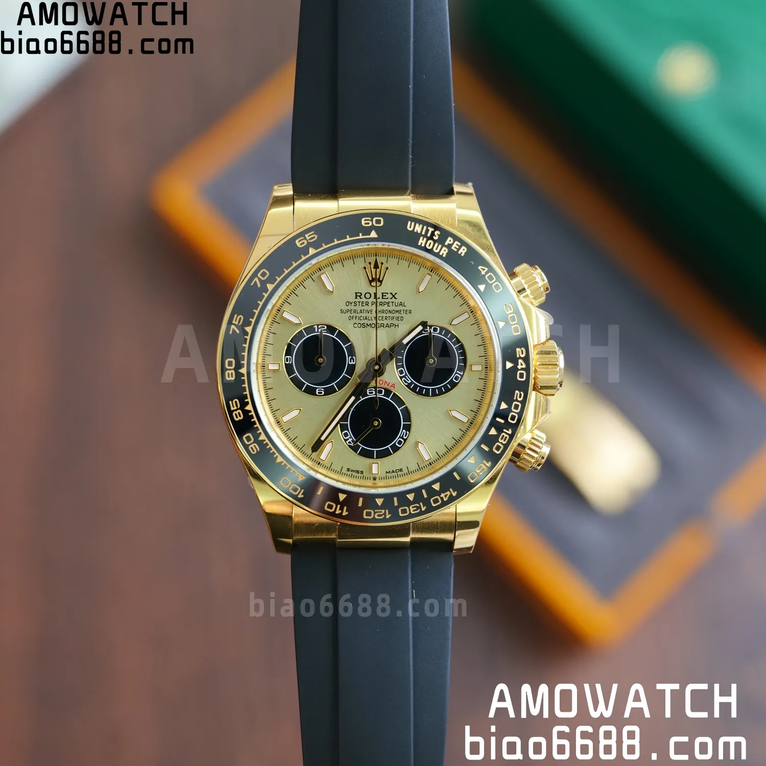 Rolex Daytona 126518 YG ARF 1:1 Best Edition YG Stick Dial on Oysterflex Strap DD4131 V2 (Weighted) 160g 64 851c41b15b33129 AMO Watch