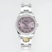 Rolex DateJust 31 278274 ARF 1:1 Best Edition 904L Steel Pink Roman Dial on SS Oyster Bracelet
