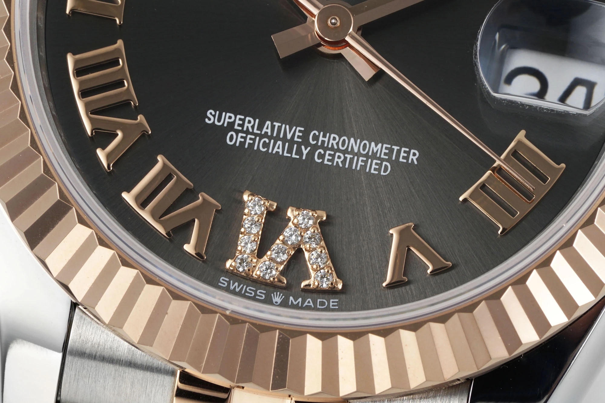 Rolex DateJust 31 278271 ARF 1:1 Best Edition 904L Steel Grey Roman Dial on SS/RG Jubilee Bracelet 23 8557fb877a97079 AMO Watch