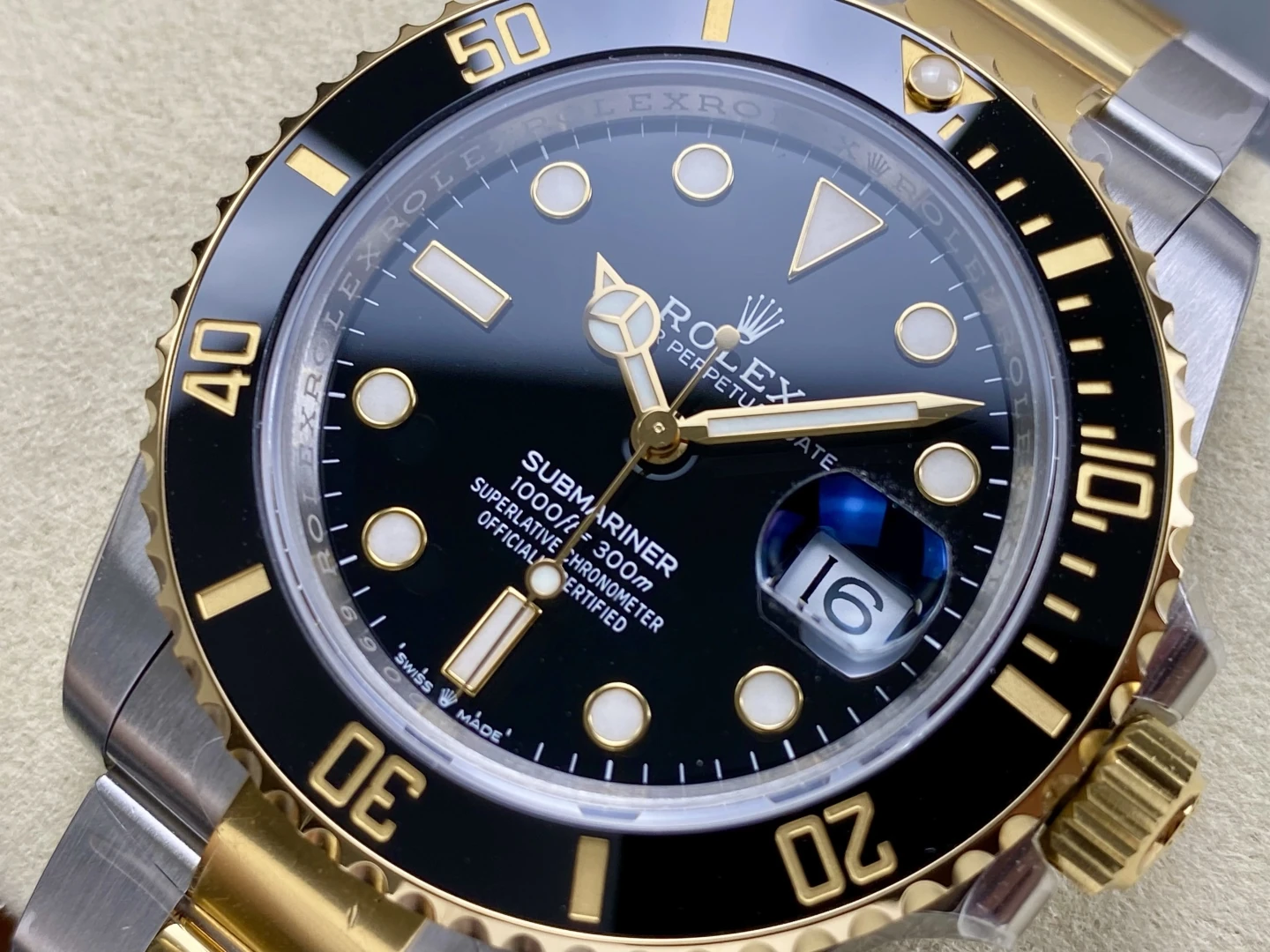 Rolex Submariner 126613 LN SS/YG Black Ceramic 904L Steel VSF 1:1 Best Edition V2 186g 31 883f25561c2ef85 AMO Watch
