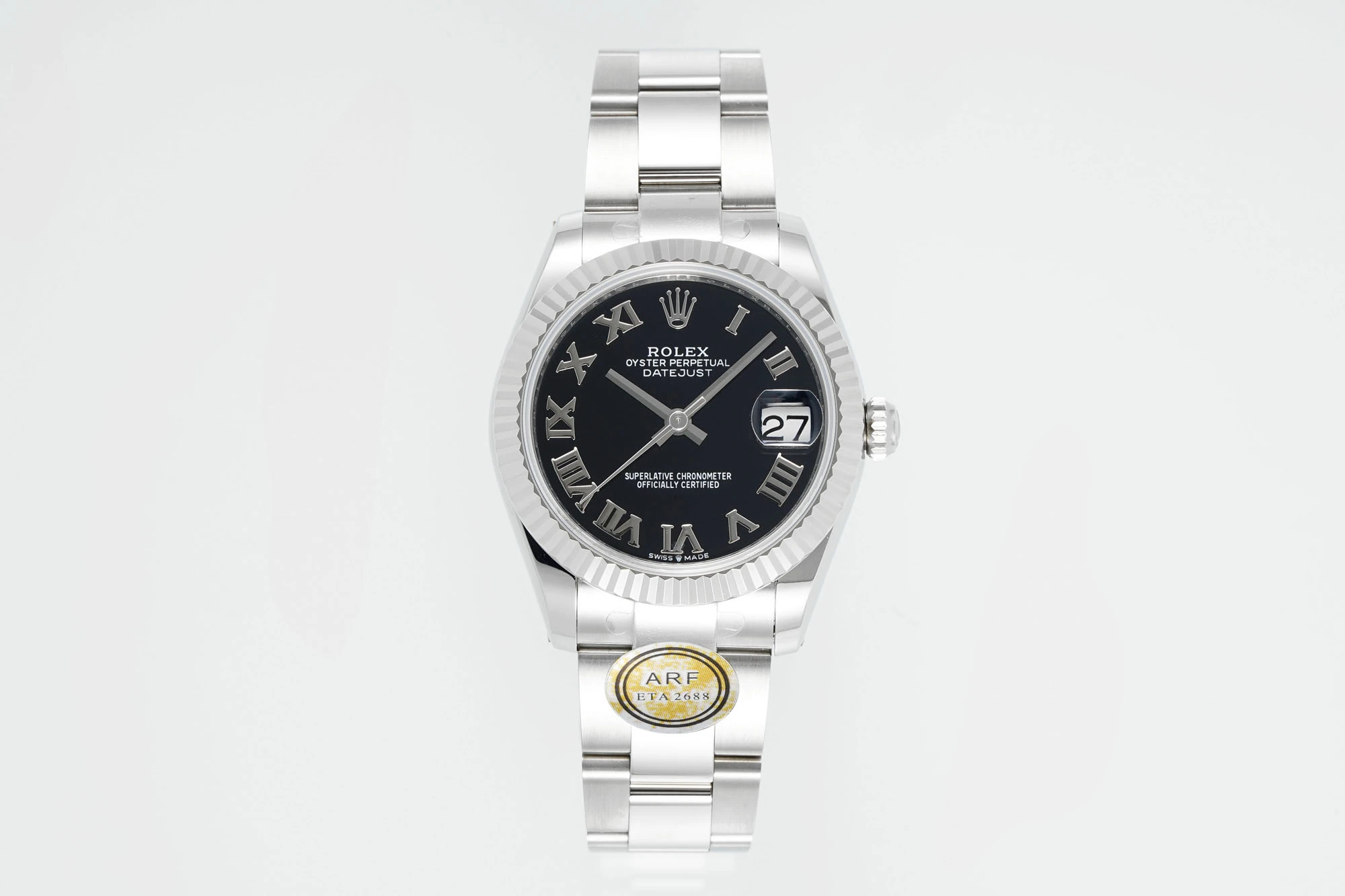 Rolex DateJust 31 278274 ARF 1:1 Best Edition 904L Steel Black Roman Dial on SS Oyster Bracelet 19 8abdf4893d439f7 AMO Watch