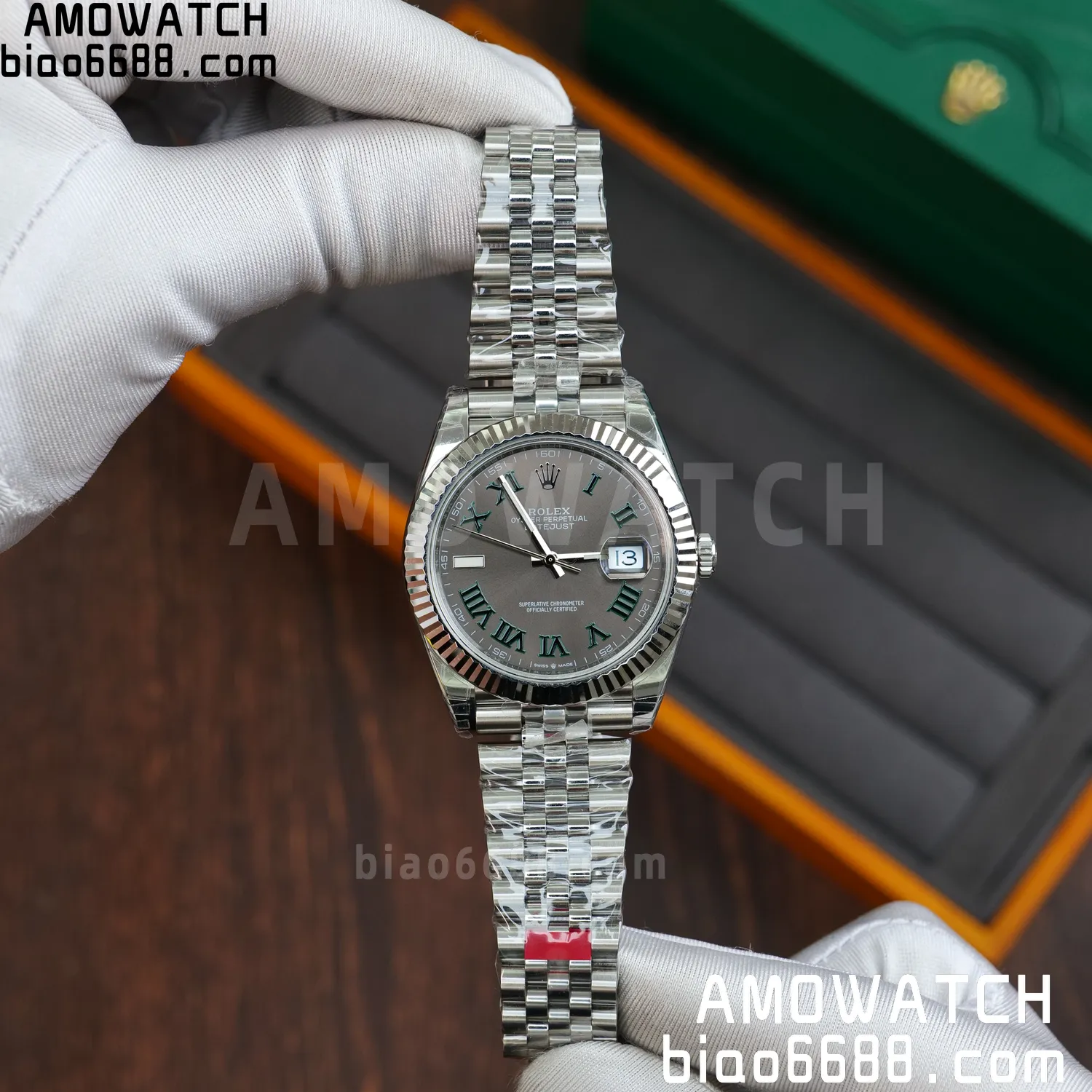 Rolex DateJust 41 126334 904L SS VSF 1:1 Best Edition Gray Roman Dial on Jubilee Bracelet VS3235 V2 (133g) 64 8ce83e4a37dee7d AMO Watch