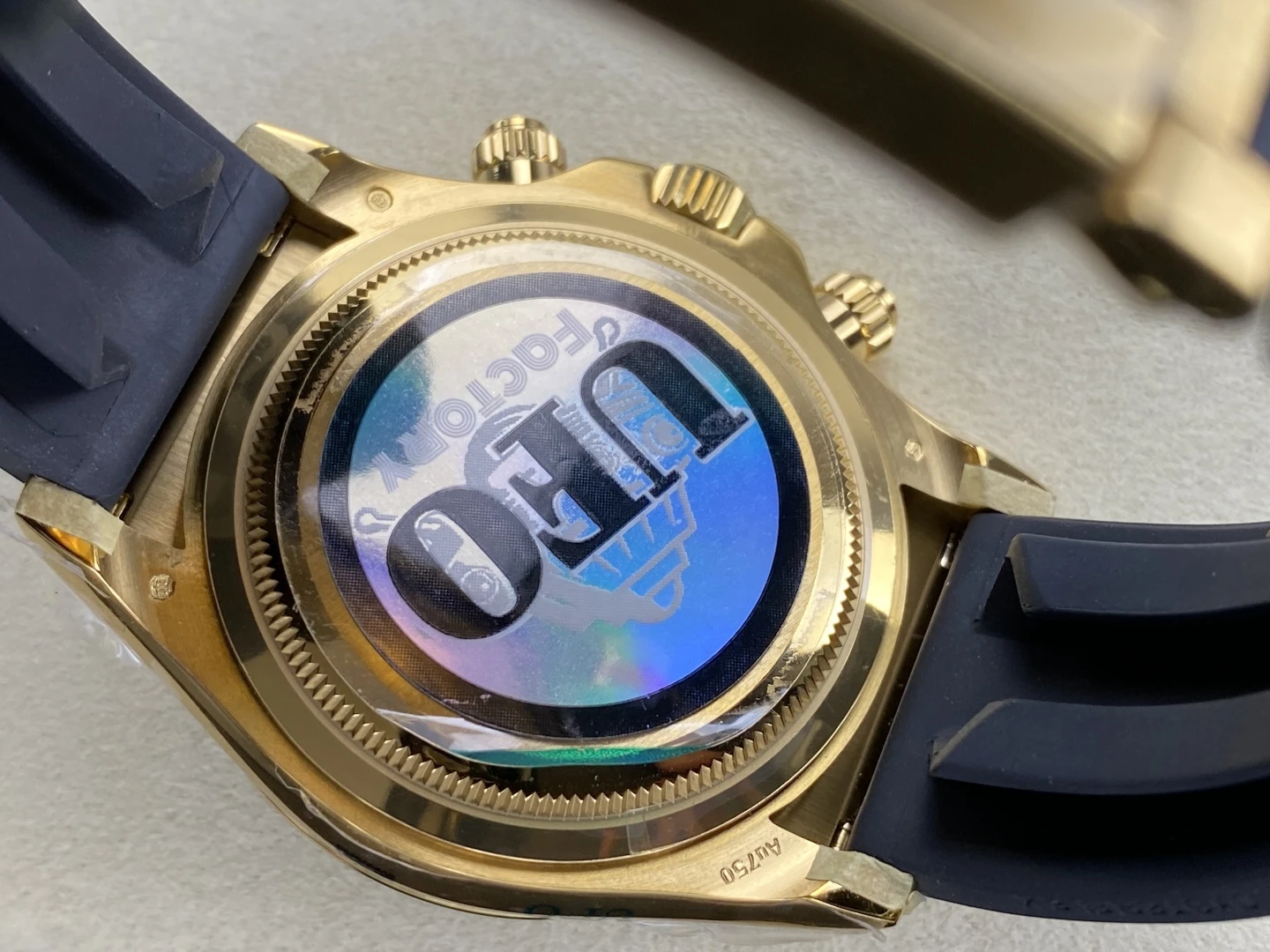 Rolex Daytona 126518 YG UFO 1:1 Best Edition YG/Black Stick Dial on Oysterflex Strap UF4131 (Free Sprung) 31 962c2edeee25815 AMO Watch