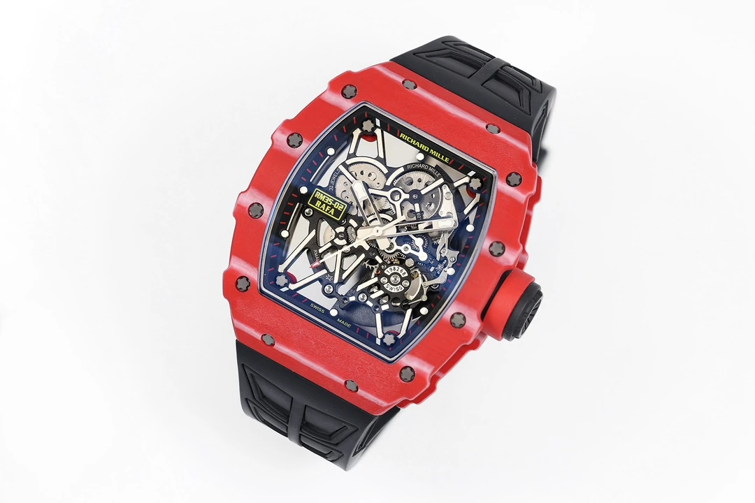 RICHARD MILLE RM035-02 Red NTPT ZF 1:1 Best Edition Skeleton Dial on Black Rubber Strap RMAL1 Super Clone V7 20 9674c162f6f7e91 AMO Watch