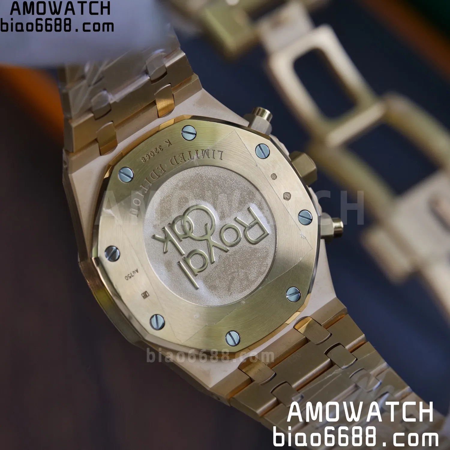 Custom Made AP Royal Oak Chrono 26331BA 18K rose gold cladding 71 96ee88cea49763c AMO Watch