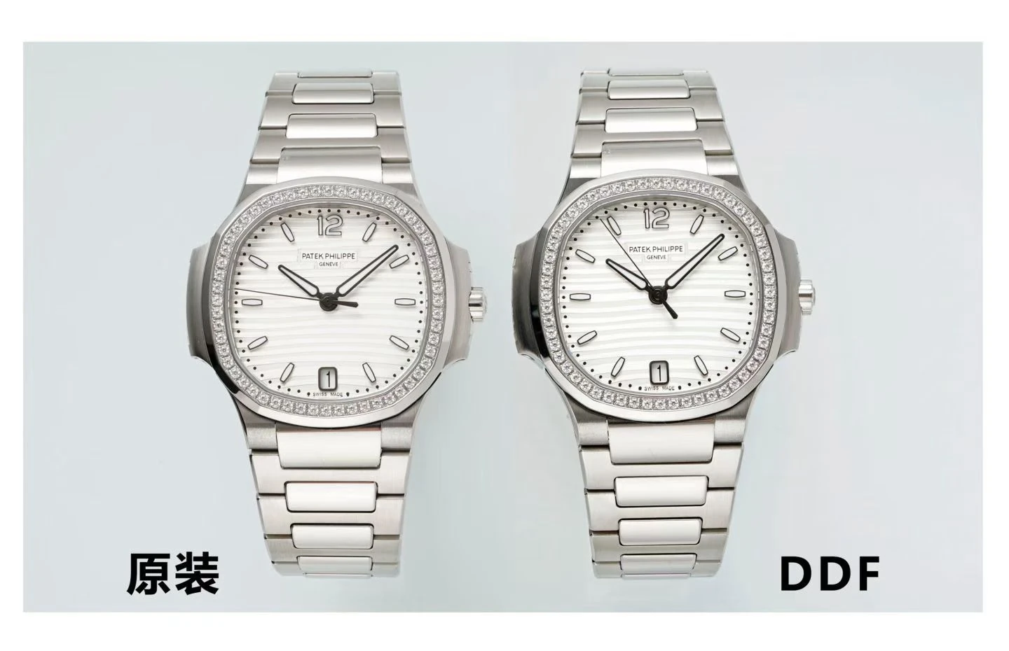 PP Nautilus 7118 Ladies DDF 1:1 Best Edition White Dial on SS Bracelet A324 Super Clone 70 988470d3b080b27 AMO Watch