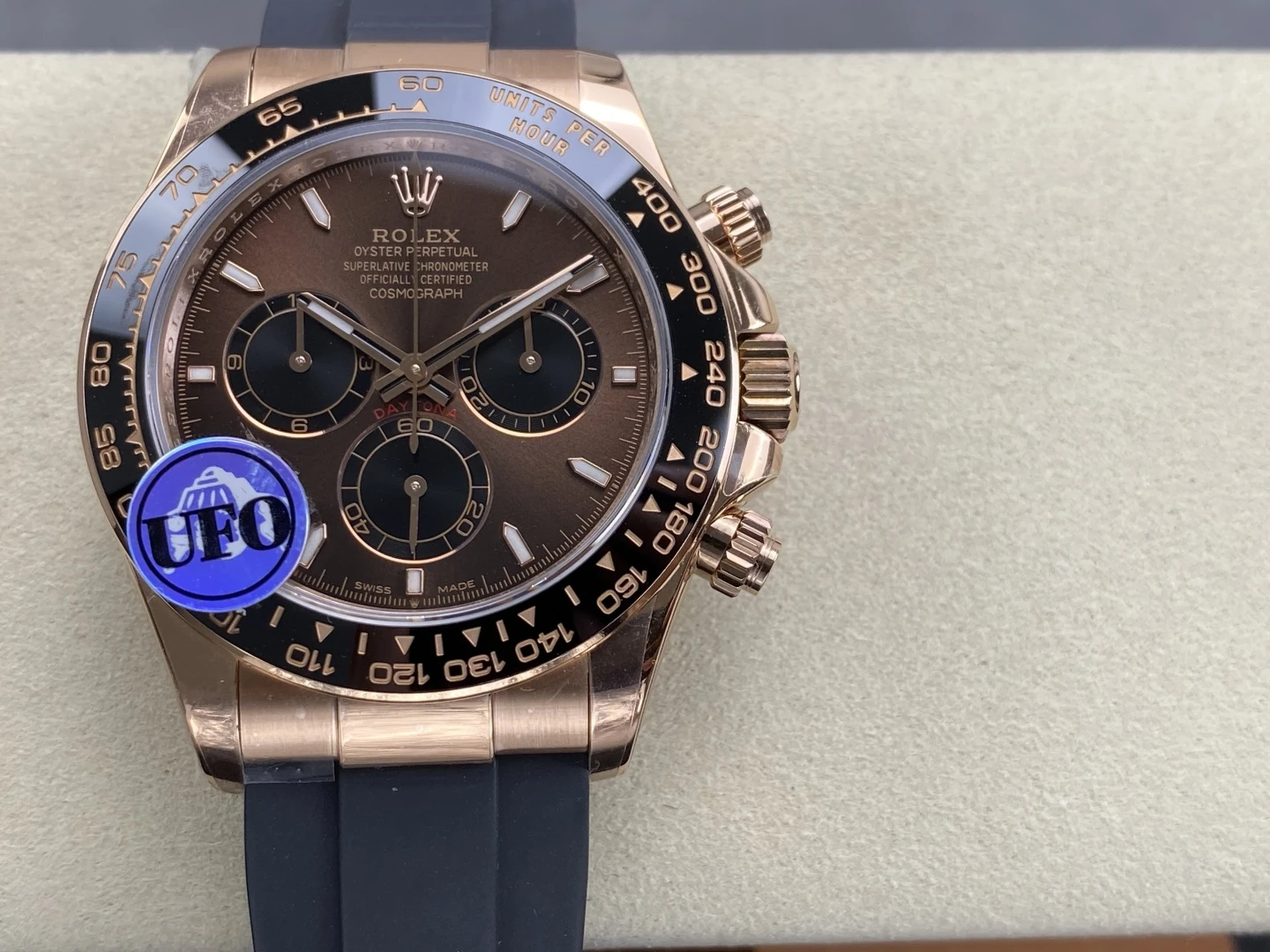 Rolex Daytona 126515 RG UFO 1:1 Best Edition RG Dial on Oysterflex Strap UF4131 (Free Sprung) 22 98a2d256c07b707 AMO Watch