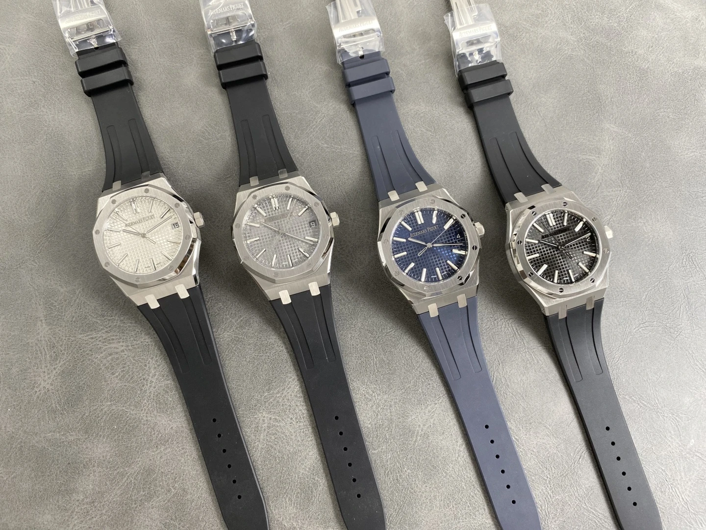 AP Royal Oak 41mm 15510ST SS DDF 1:1 Best Edition Black Dial on BlackRubber Strap SA4302 Super Clone 25 9949331fd1bcb2b AMO Watch