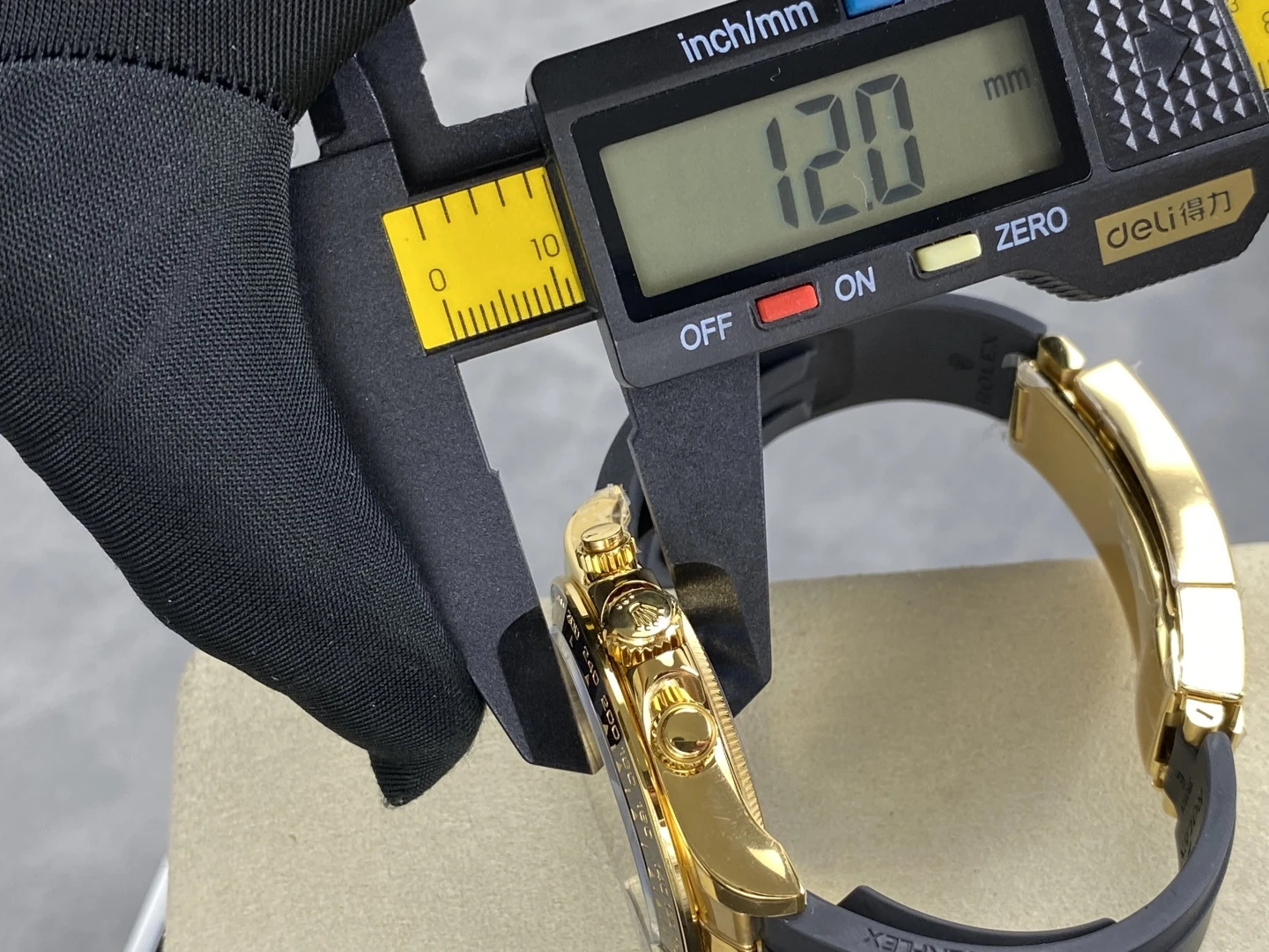 Rolex Daytona 126518 YG UFO 1:1 Best Edition Meteorite Stick Dial on Oysterflex Strap UF4131 (Free Sprung) 45 9b613d4260f1c95 AMO Watch