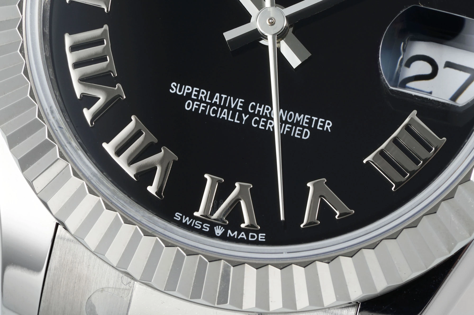 Rolex DateJust 31 278274 ARF 1:1 Best Edition 904L Steel Black Roman Dial on SS Oyster Bracelet 22 9bf82294bc0ccdc AMO Watch