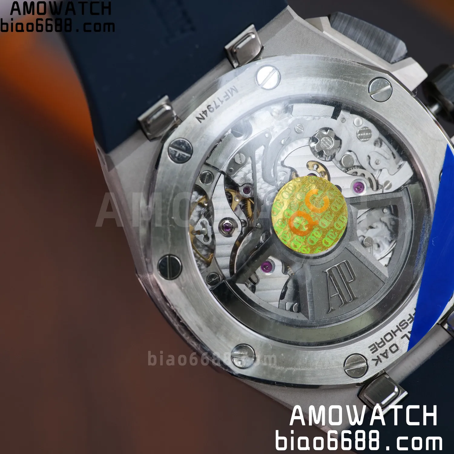 AP Royal Oak Offshore 43mm 26420 SS APSF 1:1 Best Edition Blue Dial on Rubber Strap Super Clone 4401 V2 (Free Sprung) 78 9cf1d08f2c3f4d0 AMO Watch