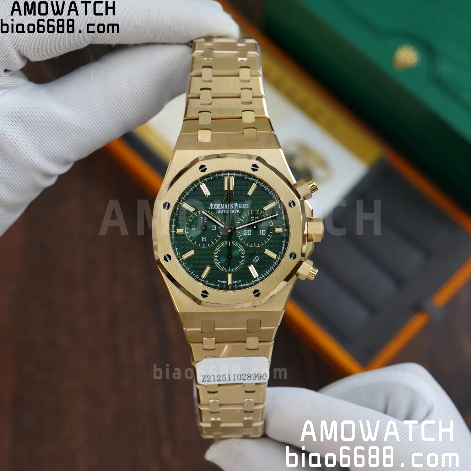 Custom Made AP Royal Oak Chrono 26331BA 18K rose gold cladding 56 a0c285cdc299d6d AMO Watch