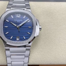 PP Nautilus 7118 Ladies DDF 1:1 Best Edition Blue Dial on SS Bracelet A324 Super Clone