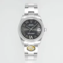 Rolex DateJust 31 278274 ARF 1:1 Best Edition 904L Steel Grey Roman Dial on SS Oyster Bracelet