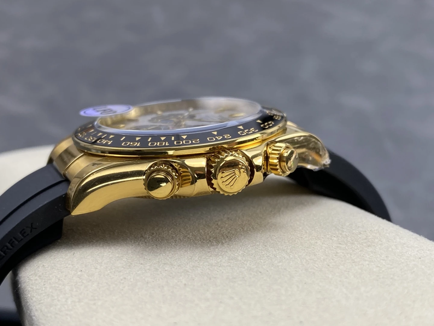 Rolex Daytona 126518 YG UFO 1:1 Best Edition Meteorite Stick Dial on Oysterflex Strap UF4131 (Free Sprung) 40 a30be383ad1b61c AMO Watch