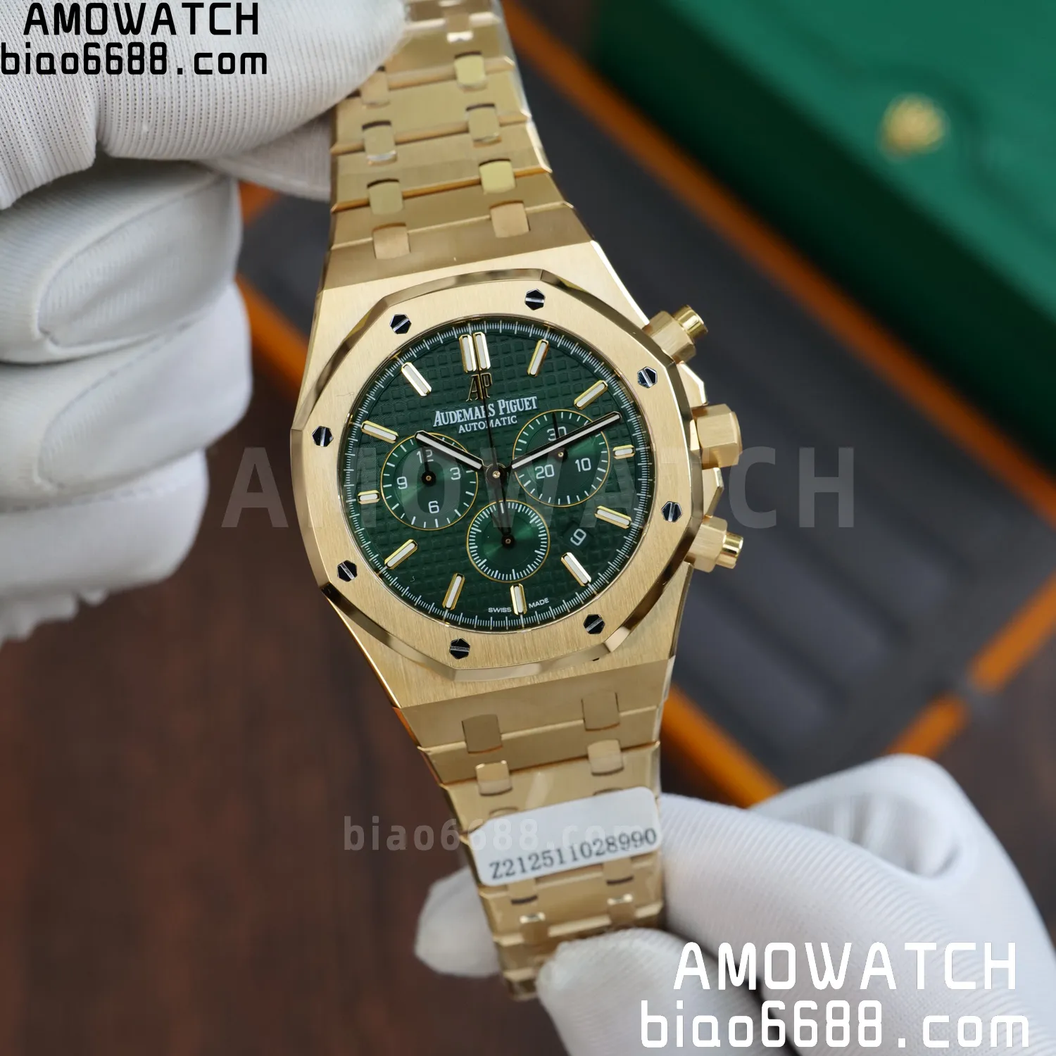 Custom Made AP Royal Oak Chrono 26331BA 18K rose gold cladding 58 a31a94feb987723 AMO Watch