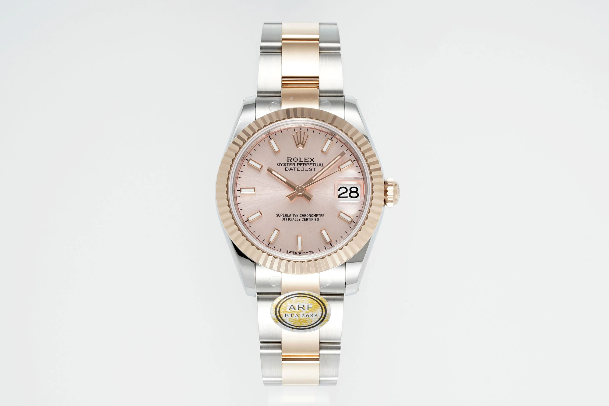 Rolex DateJust 31 278271 ARF 1:1 Best Edition 904L Steel Pink Dial on SS/RG Oyster Bracelet 19 a50d7b9ff6dc8b3 AMO Watch