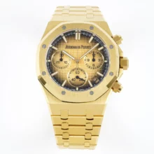 Royal Oak Chrono 26240 YG DDF 1:1 Best Edition YG Dial on YG Bracelet DD4401 Super Clone