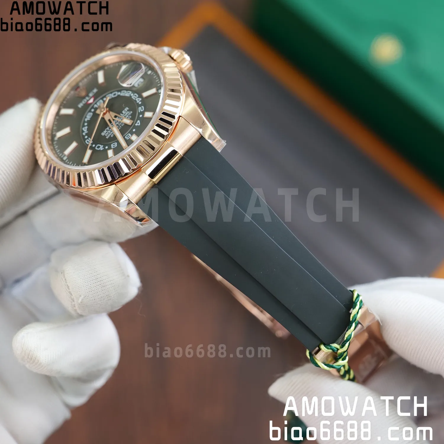 Rolex Sky-Dweller 336238 YG ZF 1:1 Best Edition Mint Gray Dial Asian 2824(Gain Weight)187g 59 a806cd9acc76e15 AMO Watch