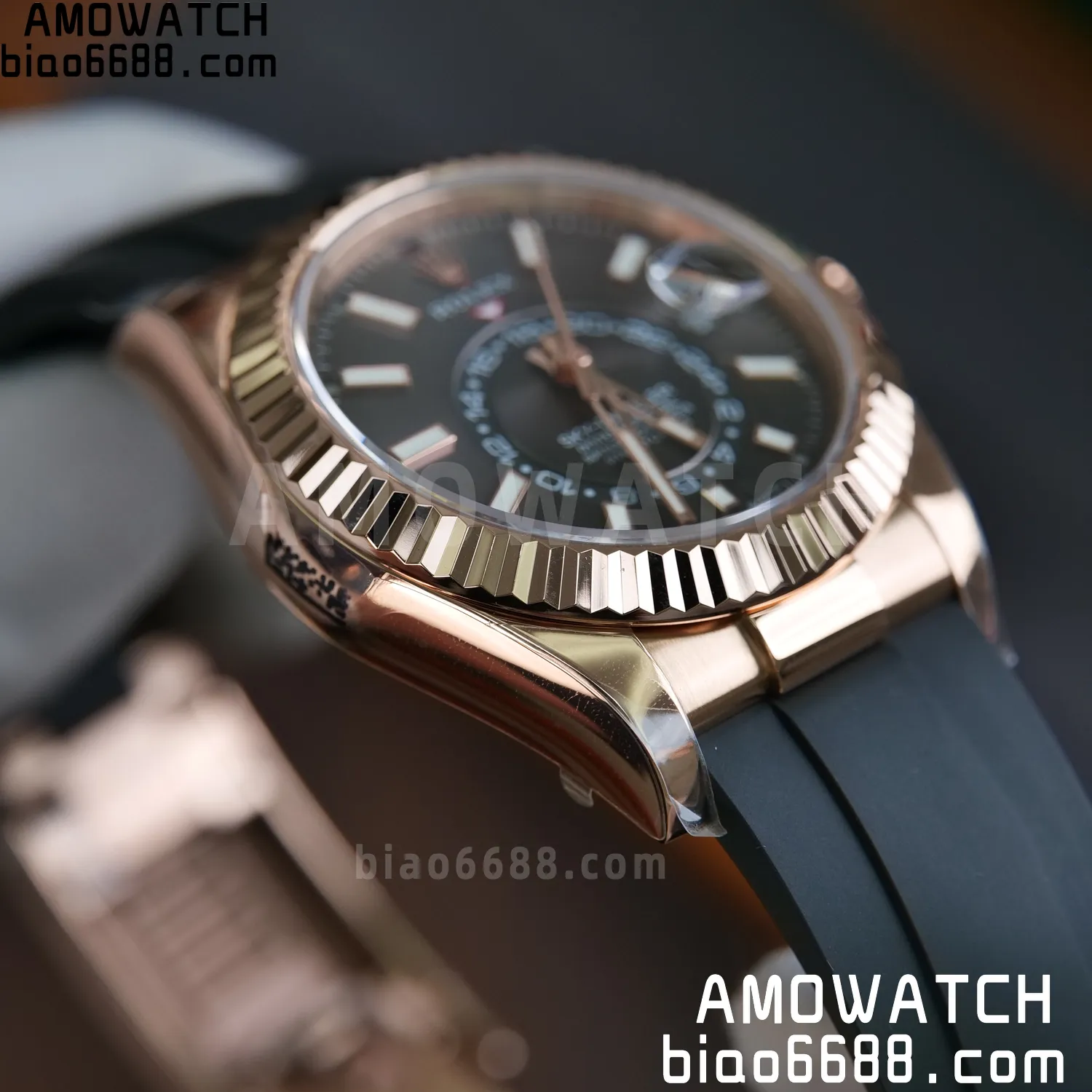 Rolex Sky-Dweller 336238 YG ZF 1:1 Best Edition Mint Gray Dial Asian 2824(Gain Weight)187g 63 a9ebffcc4e40621 AMO Watch