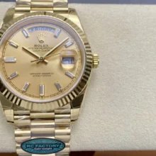 Rolex Day Date 40 YG 228238 RCF 1:1 Best Edition YG Dial on President Bracelet VR3255 (211g)