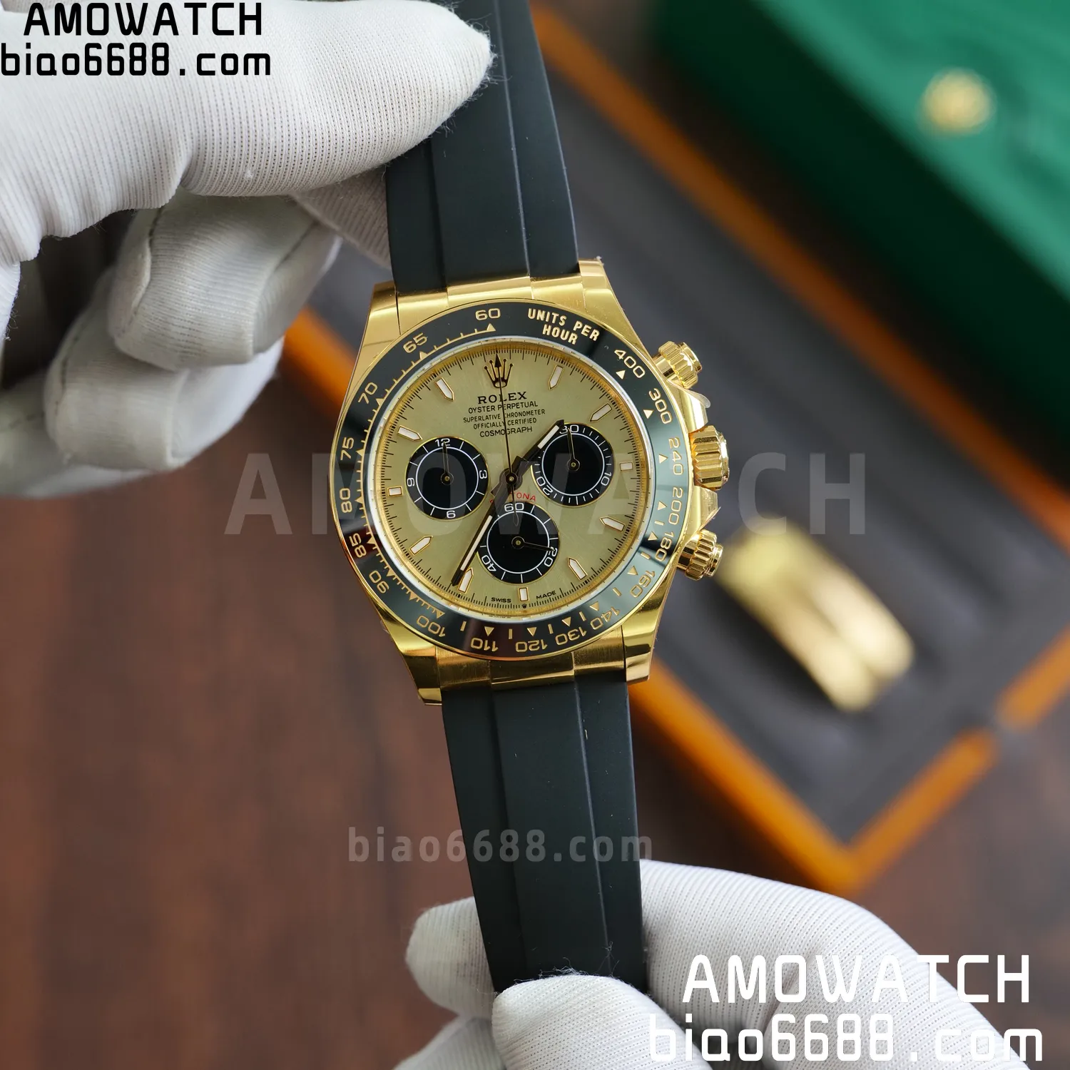 Rolex Daytona 126518 YG ARF 1:1 Best Edition YG Stick Dial on Oysterflex Strap DD4131 V2 (Weighted) 160g 60 acb7e12b5921a42 AMO Watch