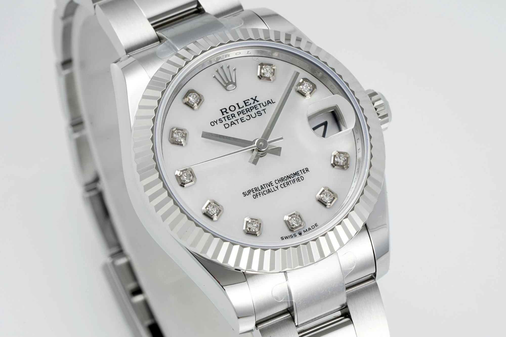Rolex DateJust 31 278274 ARF 1:1 Best Edition 904L Steel MOP Diamonds Dial on SS Oyster Bracelet 20 acc6d246378fe6e AMO Watch