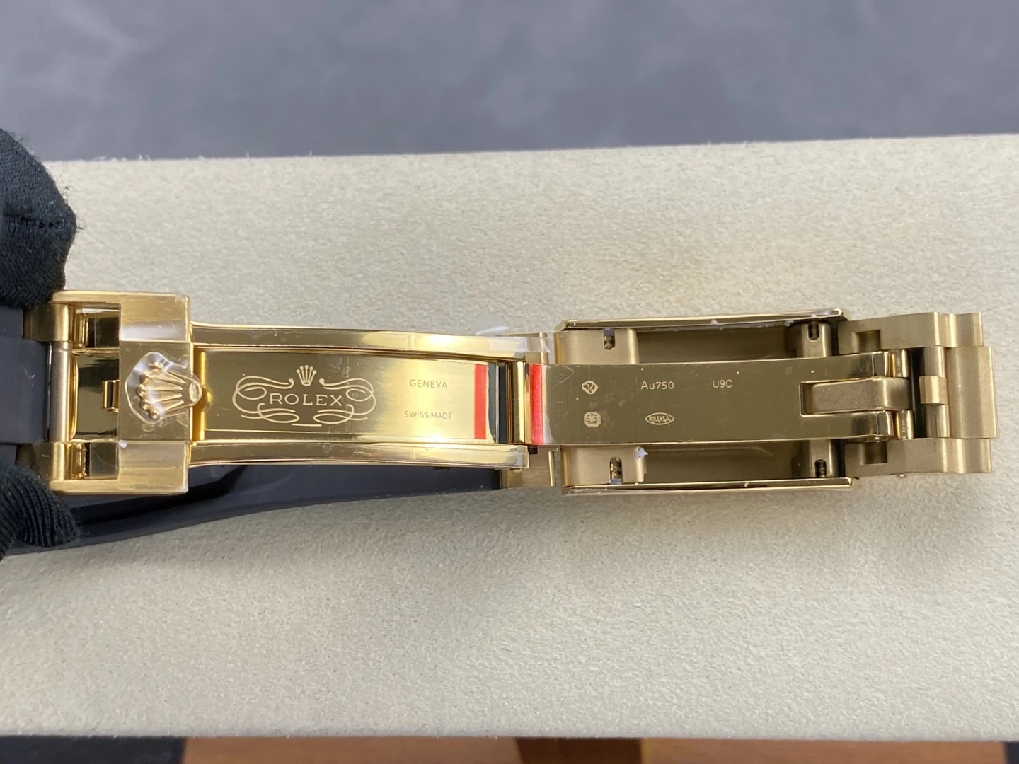 Rolex Daytona 126518 YG UFO 1:1 Best Edition YG/Black Stick Dial on Oysterflex Strap UF4131 (Free Sprung) 32 aeedf9c82984bad AMO Watch