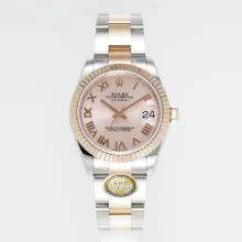 Rolex DateJust 31 278271 ARF 1:1 Best Edition 904L Steel Pink Roman  Dial on SS/RG Oyster Bracelet