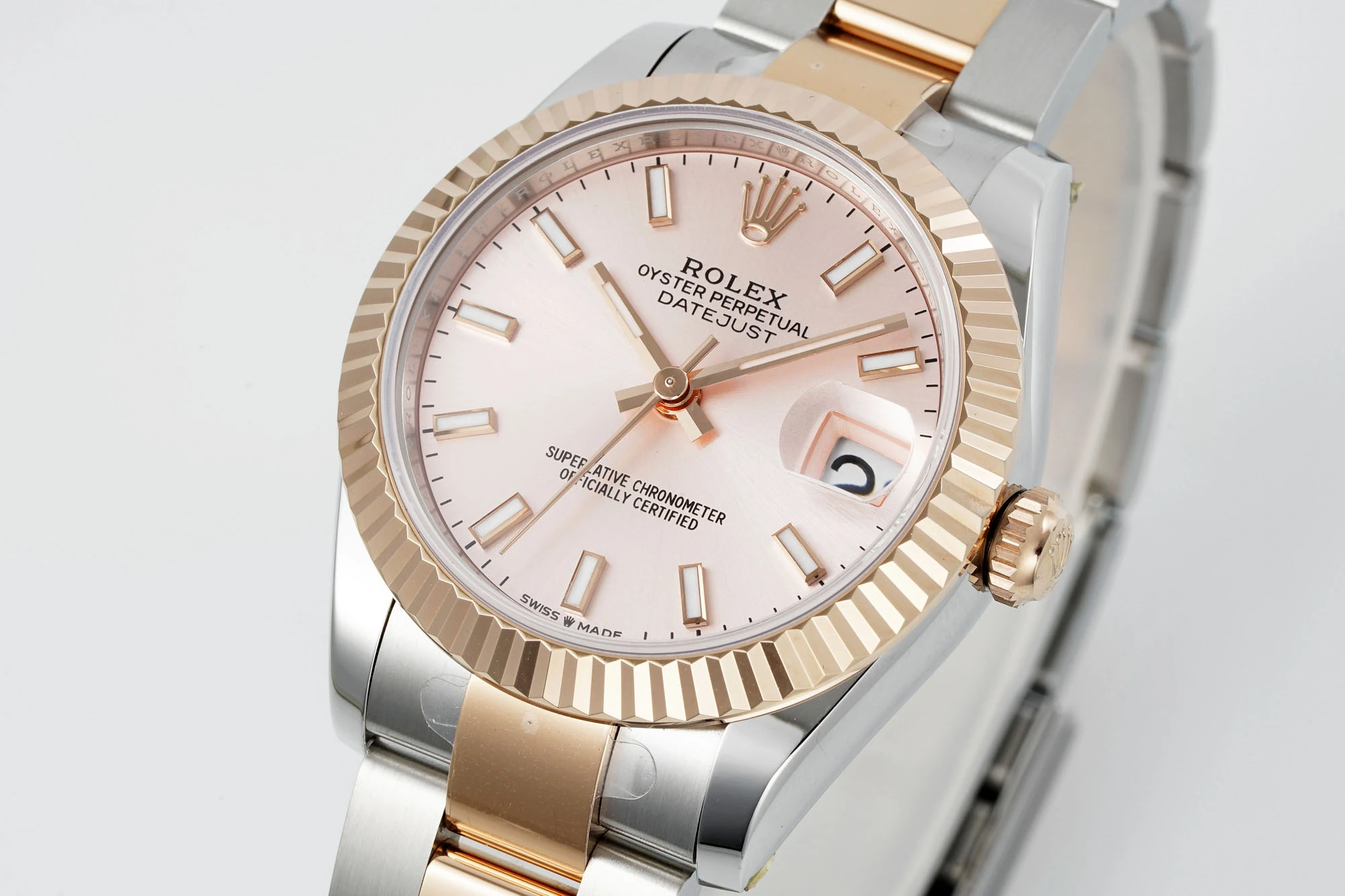 Rolex DateJust 31 278271 ARF 1:1 Best Edition 904L Steel Pink Dial on SS/RG Oyster Bracelet 23 b197308ff3421c9 AMO Watch