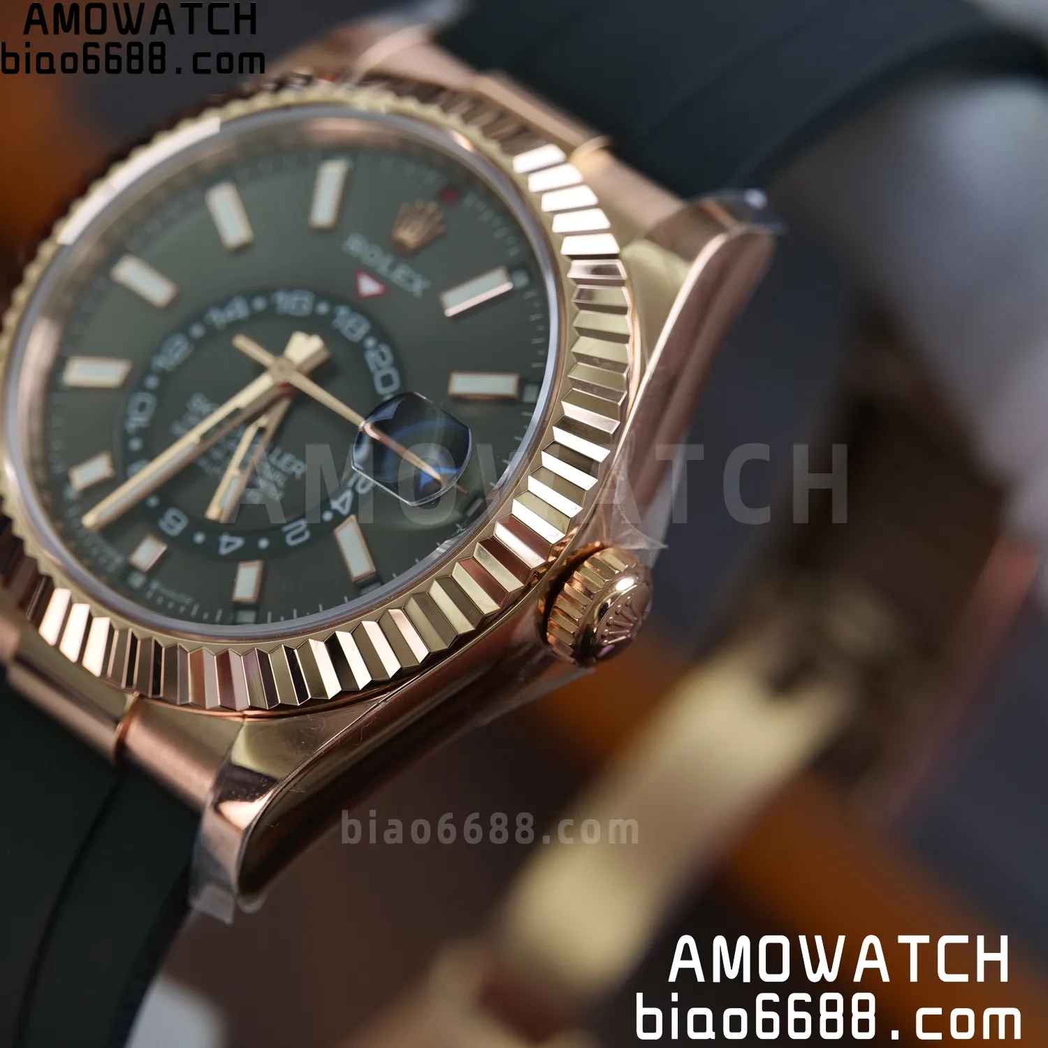 Rolex Sky-Dweller 336238 YG ZF 1:1 Best Edition Mint Gray Dial Asian 2824(Gain Weight)187g 65 b49f4388289d020 AMO Watch