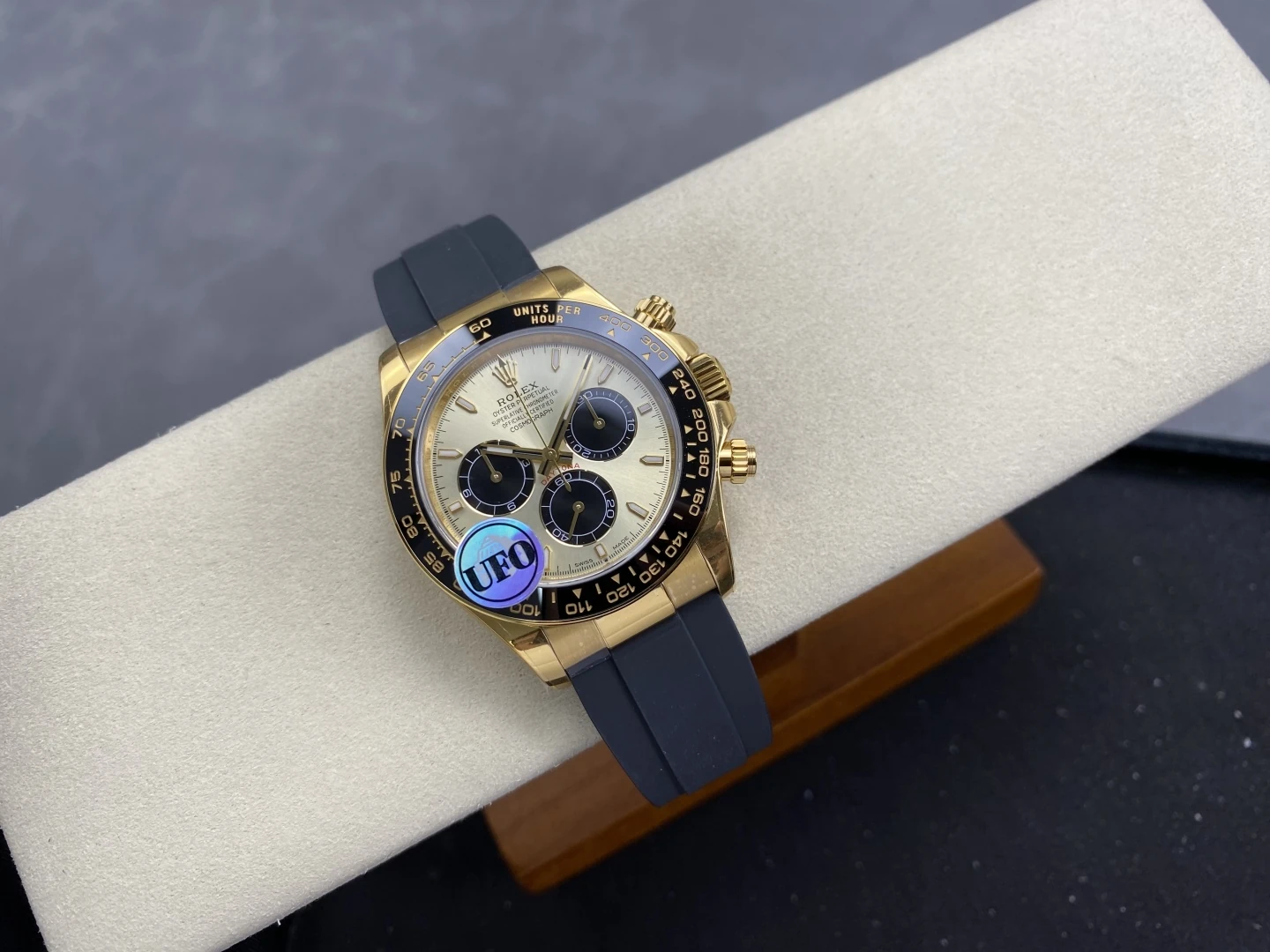 Rolex Daytona 126518 YG UFO 1:1 Best Edition Tiffany Stick Dial on Oysterflex Strap UF4131 (Free Sprung) 28 b511652d3c3e872 AMO Watch