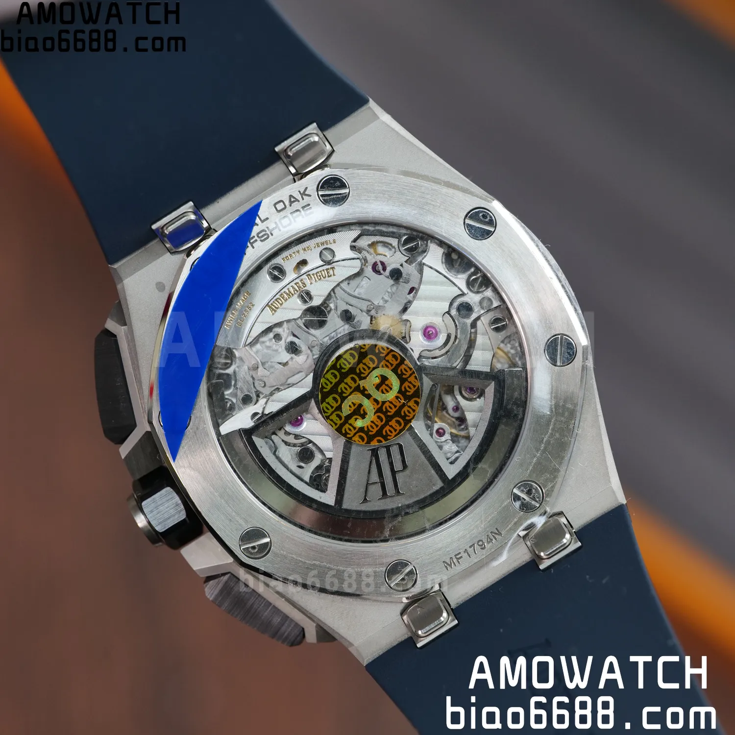 AP Royal Oak Offshore 43mm 26420 SS APSF 1:1 Best Edition Blue Dial on Rubber Strap Super Clone 4401 V2 (Free Sprung) 75 b6489b7b408c000 AMO Watch