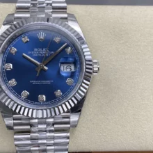 Rolex DateJust 41 126334 904L SS VSF 1:1 Best Edition Blue Diamond Dial on Jubilee Bracelet VS3235 V2 (133g)