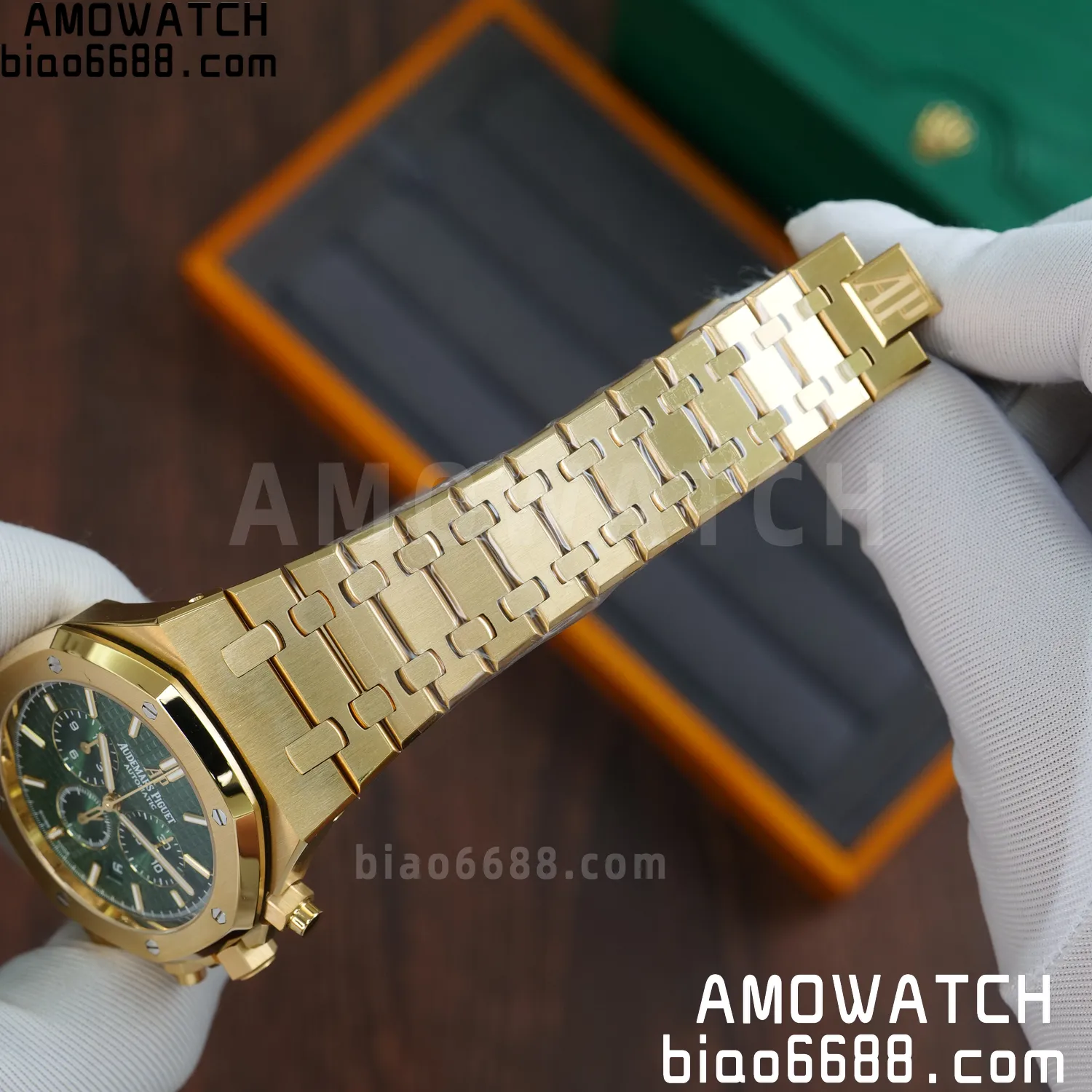 Custom Made AP Royal Oak Chrono 26331BA 18K rose gold cladding 60 baf6733c1929f49 AMO Watch