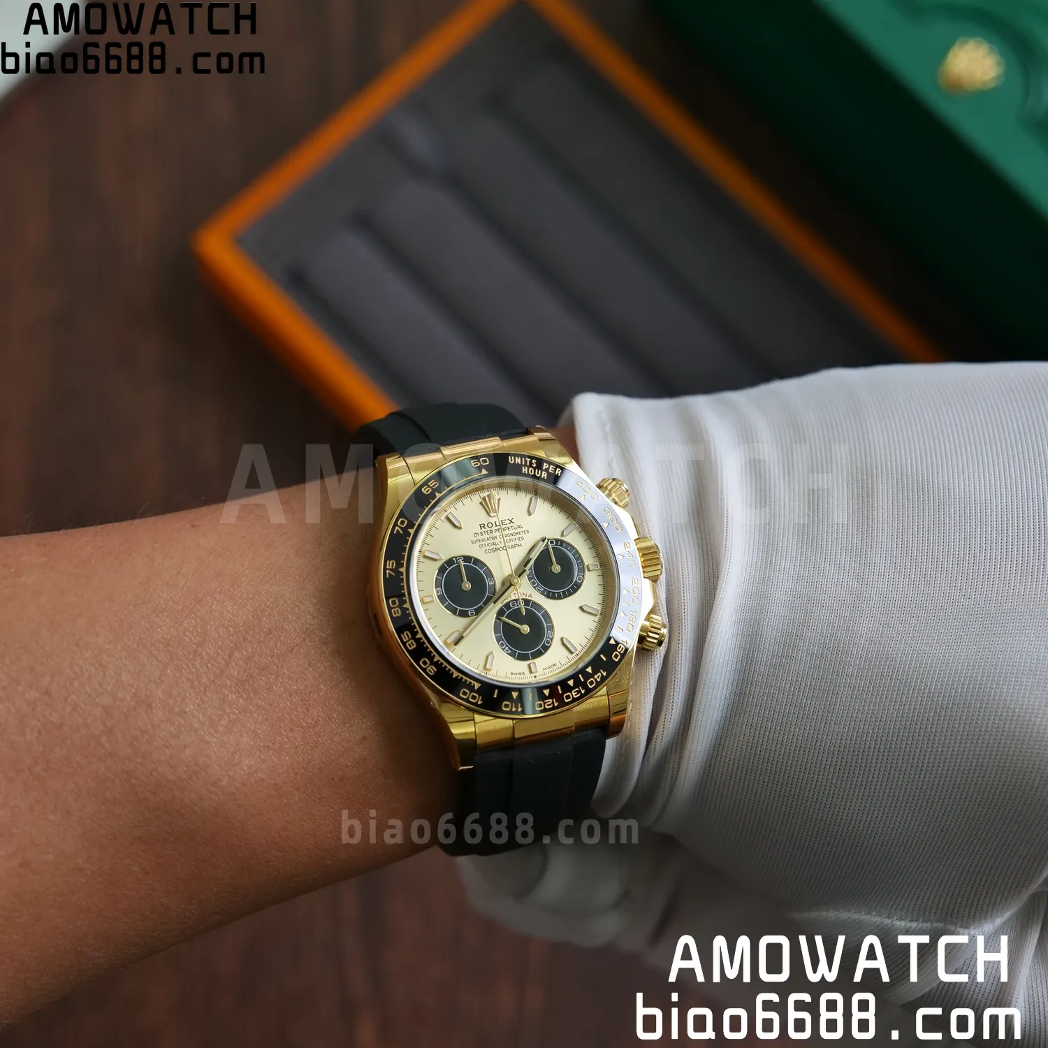 Rolex Daytona 126518 YG ARF 1:1 Best Edition YG Stick Dial on Oysterflex Strap DD4131 V2 (Weighted) 160g 79 bbfd3e8fc12bc0d AMO Watch
