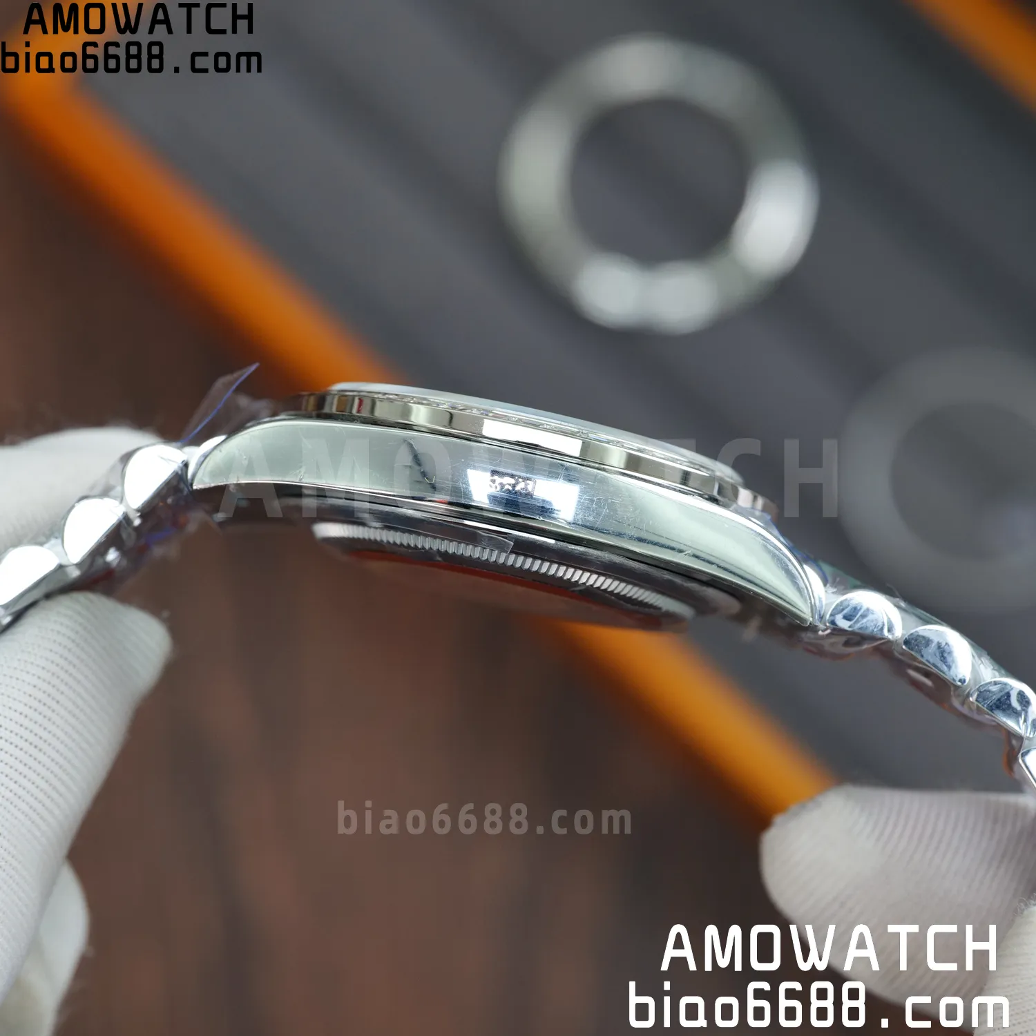 Custom Made Rolex DayDate 228236 40mm Best Edition Moissanite Bezel Deep Crystal 183g 62 bced26d5028df0e AMO Watch