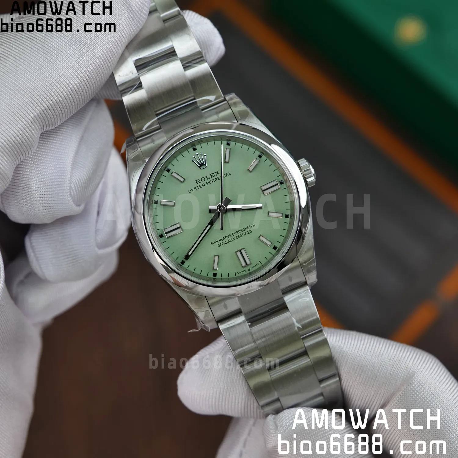 Rolex Oyster Perpetual 126000 36mm VSF 1:1 Best Edition 904L Steel Vanilla Green Dial on SS Bracelet 61 bd7d855a6e060d1 AMO Watch