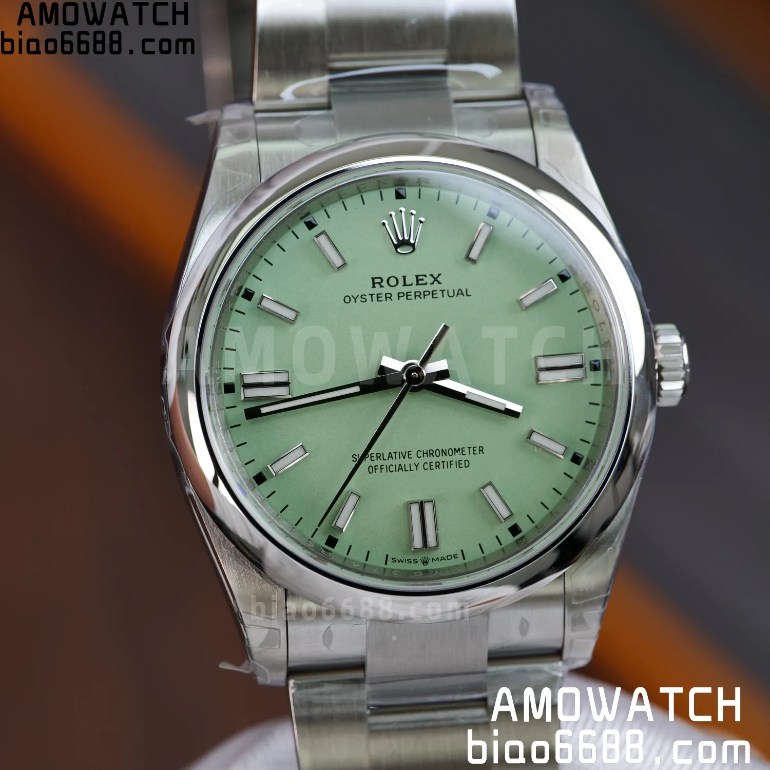 Rolex Oyster Perpetual 126000 36mm VSF 1:1 Best Edition 904L Steel Vanilla Green Dial on SS Bracelet 75 bf6bd865c61257c AMO Watch