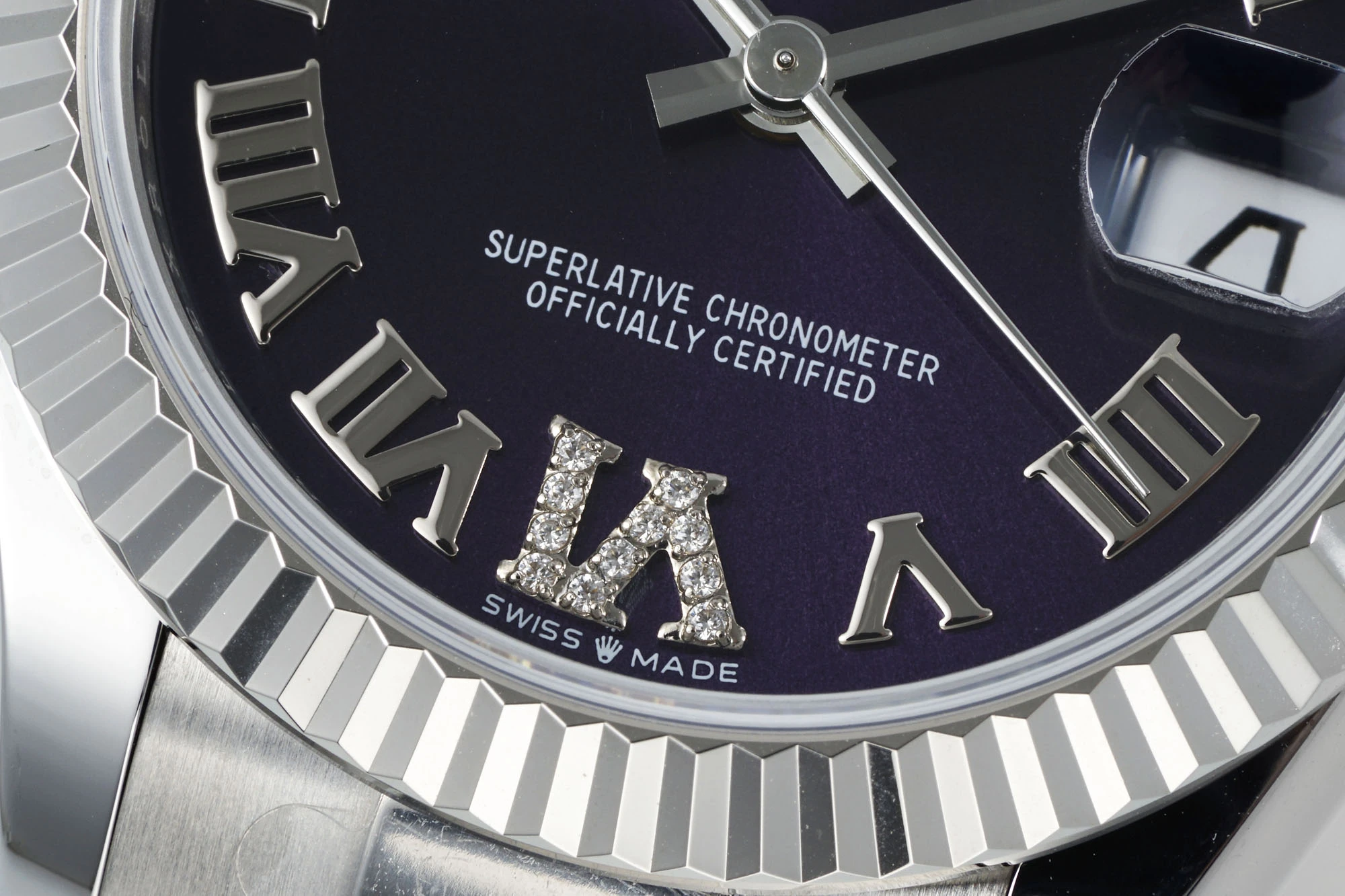 Rolex DateJust 31 278274 ARF 1:1 Best Edition 904L Steel Purple Roman Dial on SS Oyster Bracelet 22 c49d0b7073c7e59 AMO Watch