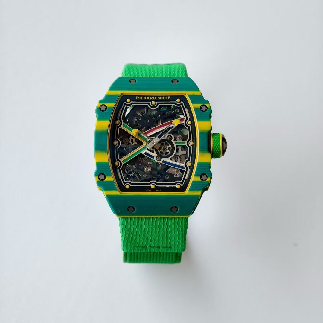 RICHARD MILLE RM67-02 Green NTPT VAF Best Edition Wayde van Niekerk on Green Nylon strap CRMA7 Clone 19 c4ca4238a0b9238 3 阿默表行AmoWatch