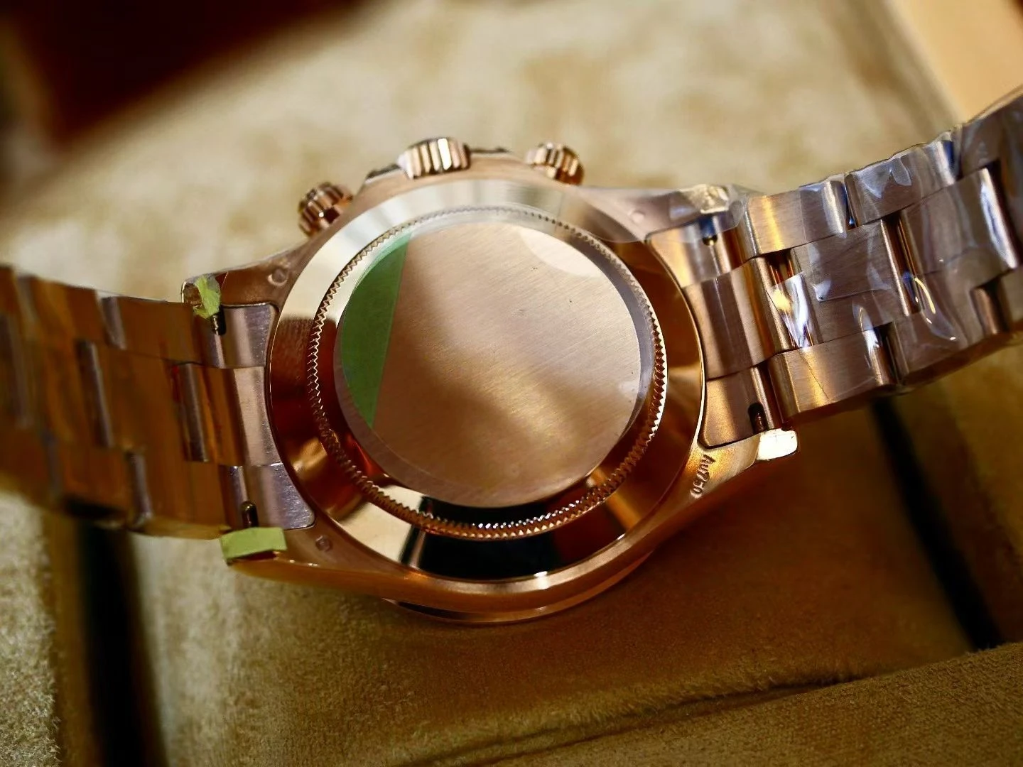 Rolex Daytona RG 116595 RX Factory 1:1 Best Edition Black Rainbow Dial on RG Bracelet DD4130 (Weighted)207g 26 c5eb6f7be14b898 AMO Watch