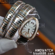 BVLGARI SERPENTI RG/SS 103149 BVF 1:1 Best Edition White Dial ETA Quartz